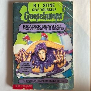 ⭐️ 5/$25 - GOOSEBUMPS - Give Yourself Goosebumps - #6 Beware The Purple Peanut